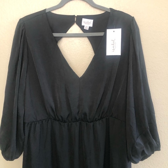 IIngrid & Isabel Elbow Sleeve Woven Back Cut Out Maternity And Beyond Top  XXL - Picture 5 of 14